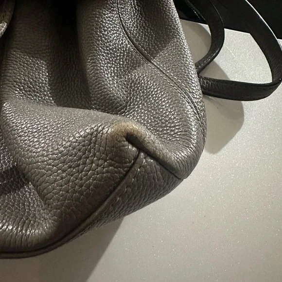 Kate Spade Gray Leather Backpack - Picture 5 of 6